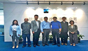 南京師范大學(xué)閭國年教授，親臨飛燕航空遙感進(jìn)行技術(shù)交流